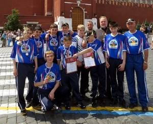 Православные десантники на красной площади